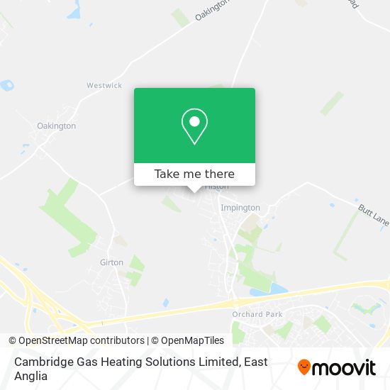 Cambridge Gas Heating Solutions Limited map