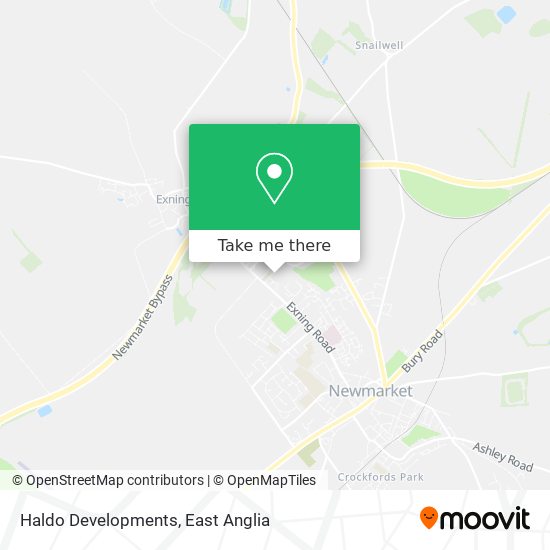 Haldo Developments map