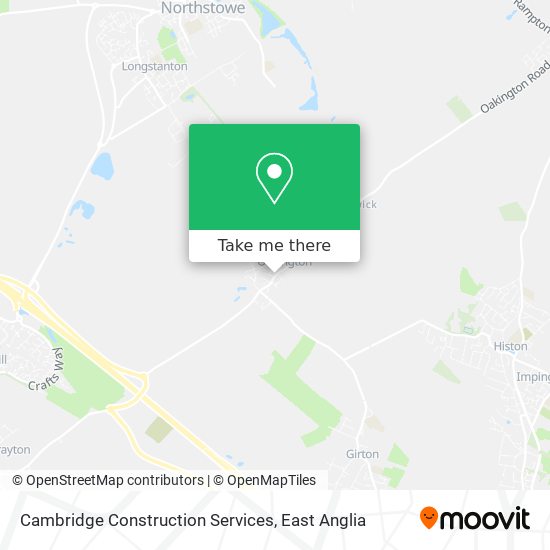 Cambridge Construction Services map