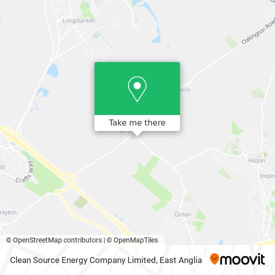 Clean Source Energy Company Limited map