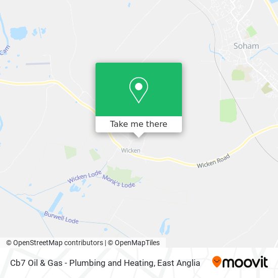 Cb7 Oil & Gas - Plumbing and Heating map