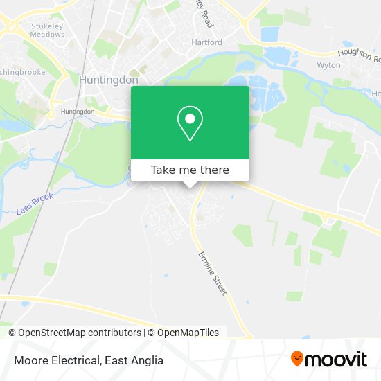 Moore Electrical map