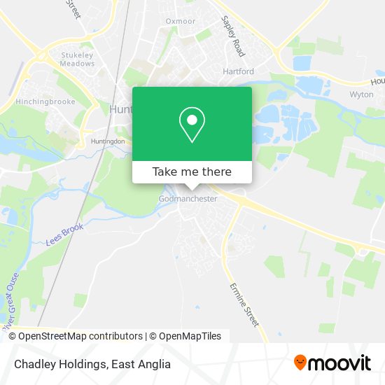 Chadley Holdings map