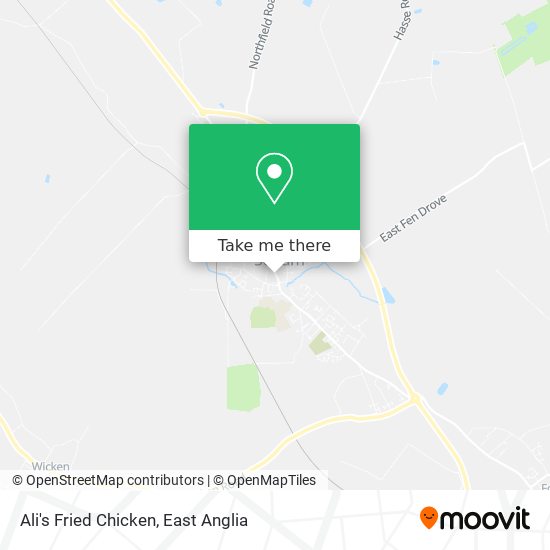 Ali's Fried Chicken map