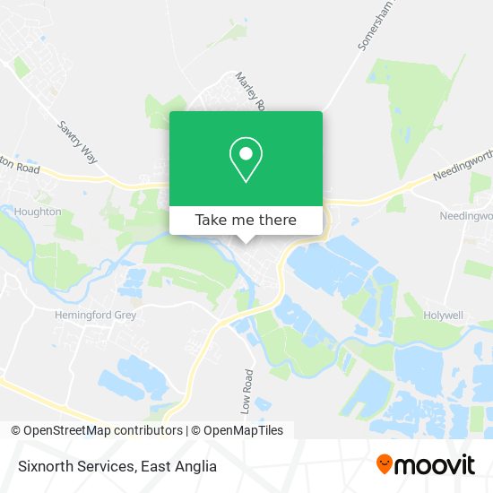 Sixnorth Services map
