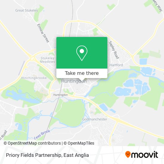 Priory Fields Partnership map