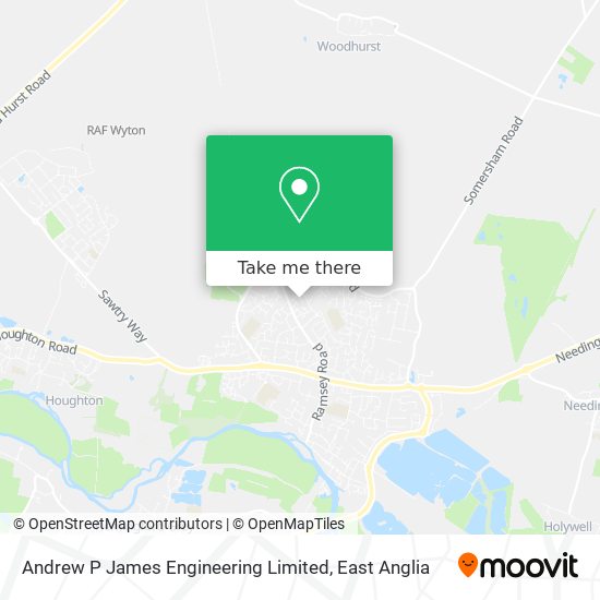 Andrew P James Engineering Limited map