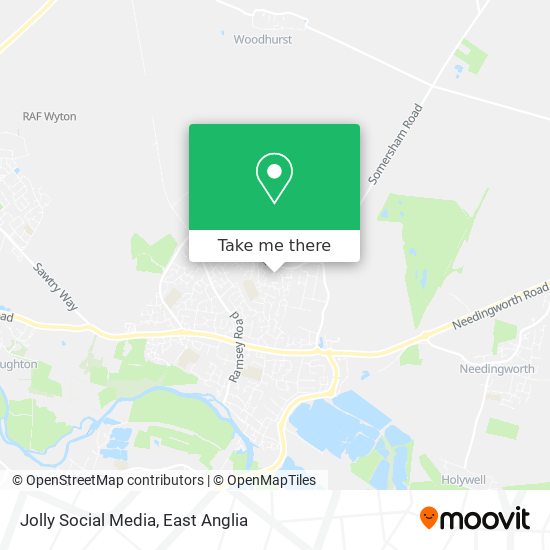 Jolly Social Media map