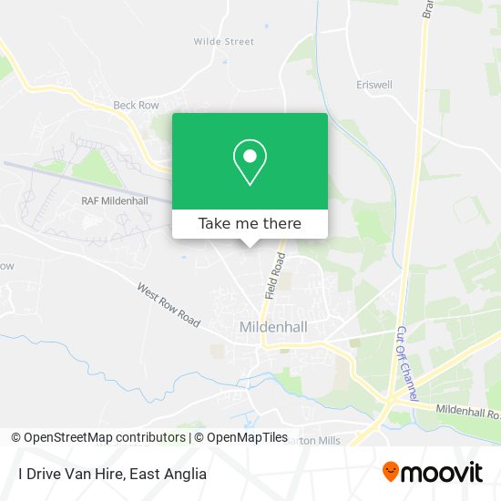 I Drive Van Hire map