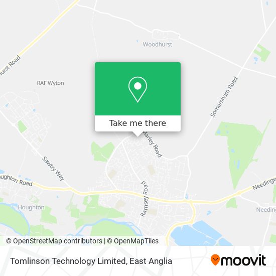 Tomlinson Technology Limited map