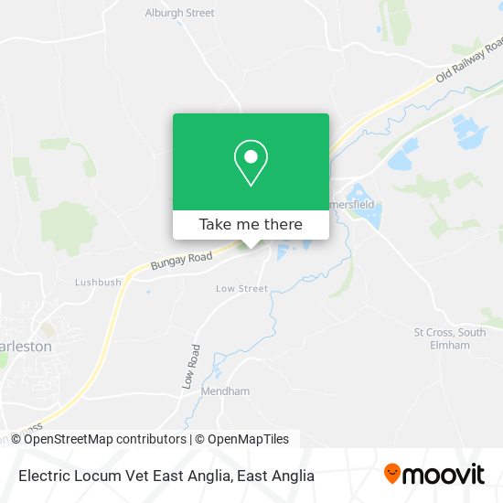 Electric Locum Vet East Anglia map