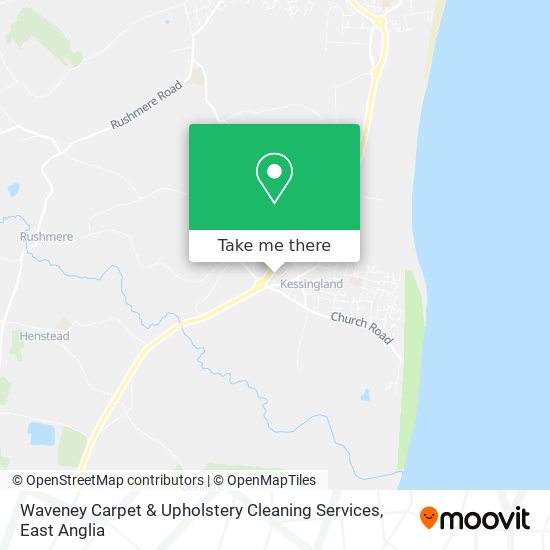 Waveney Carpet & Upholstery Cleaning Services map