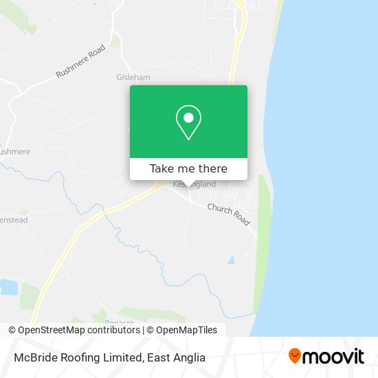 McBride Roofing Limited map