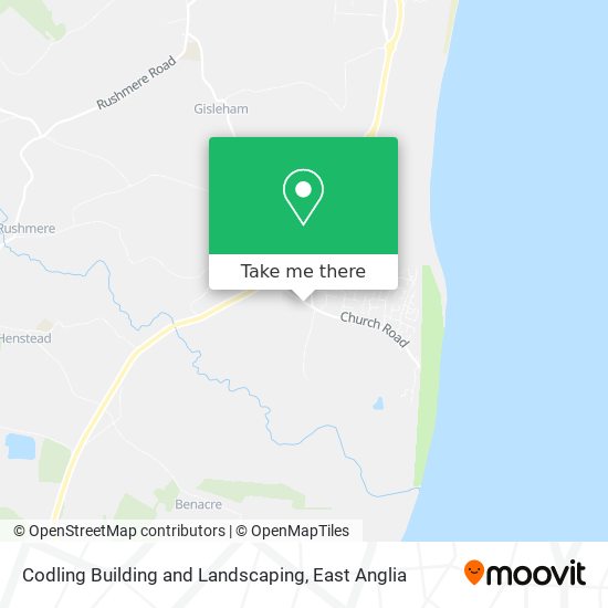 Codling Building and Landscaping map