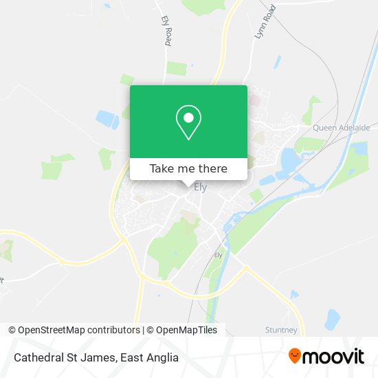 Cathedral St James map