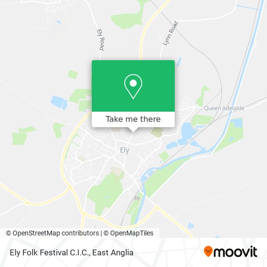 Ely Folk Festival C.I.C. map
