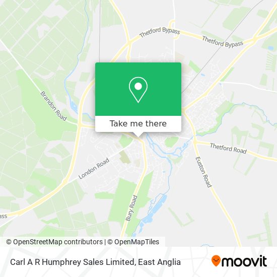 Carl A R Humphrey Sales Limited map