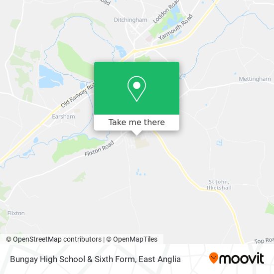 Bungay High School & Sixth Form map