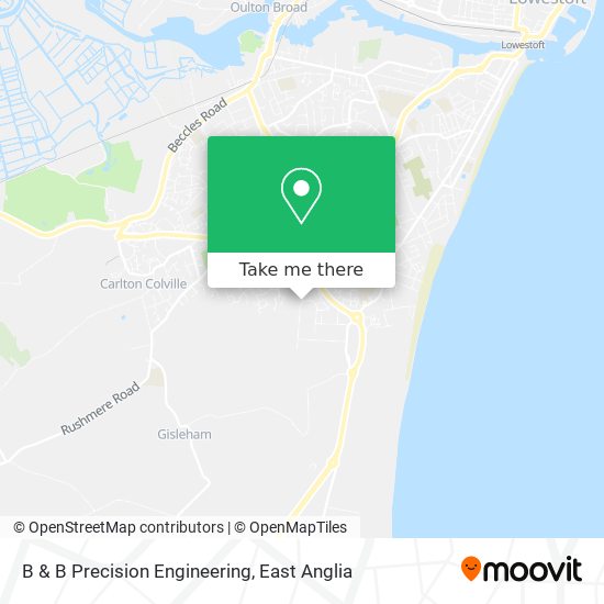 B & B Precision Engineering map