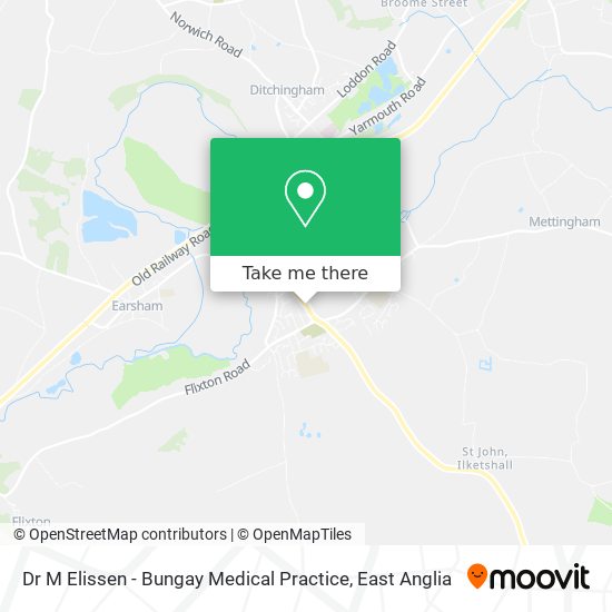 Dr M Elissen - Bungay Medical Practice map