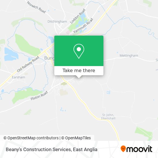 Beany's Construction Services map