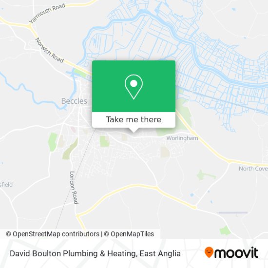 David Boulton Plumbing & Heating map