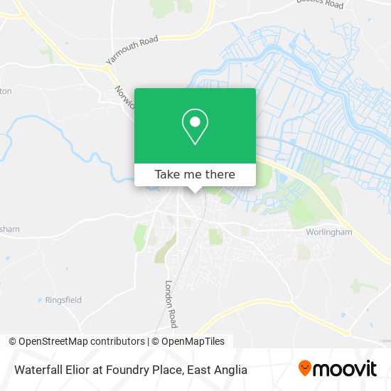 Waterfall Elior at Foundry Place map