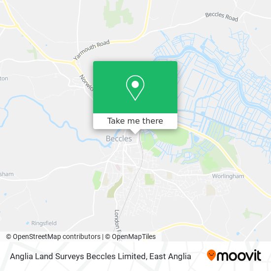 Anglia Land Surveys Beccles Limited map