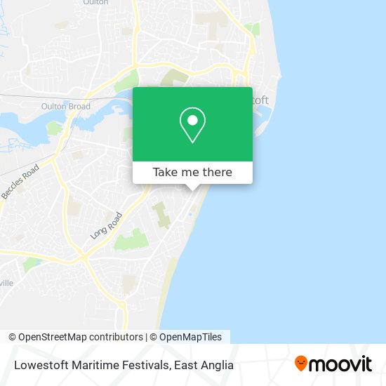 Lowestoft Maritime Festivals map