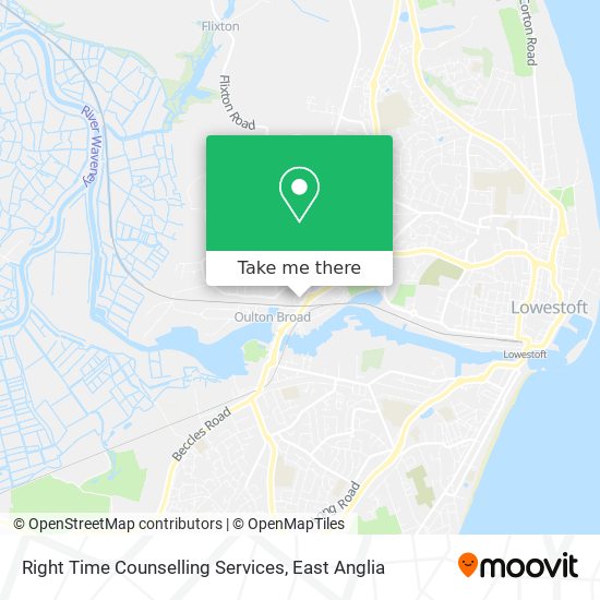 Right Time Counselling Services map
