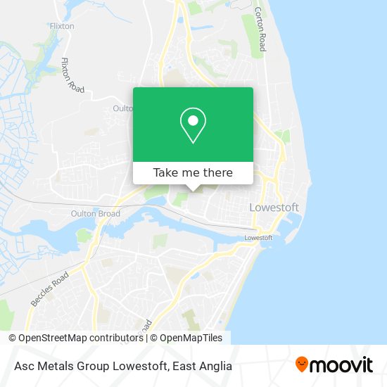 Asc Metals Group Lowestoft map