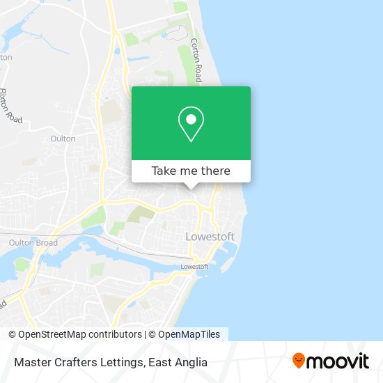 Master Crafters Lettings map