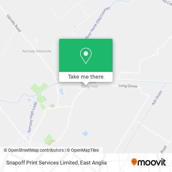 Snapoff Print Services Limited map