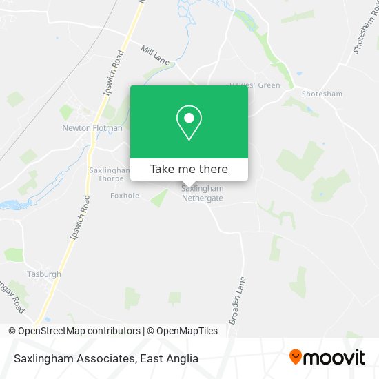 Saxlingham Associates map