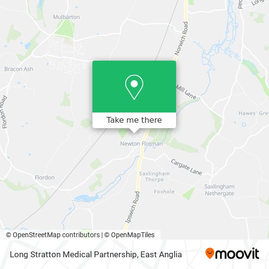 Long Stratton Medical Partnership map