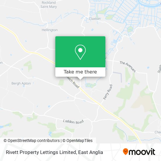 Rivett Property Lettings Limited map