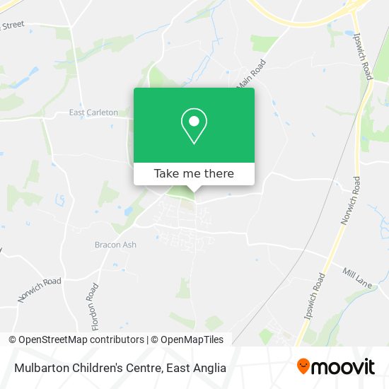 Mulbarton Children's Centre map