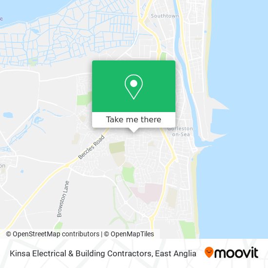 Kinsa Electrical & Building Contractors map