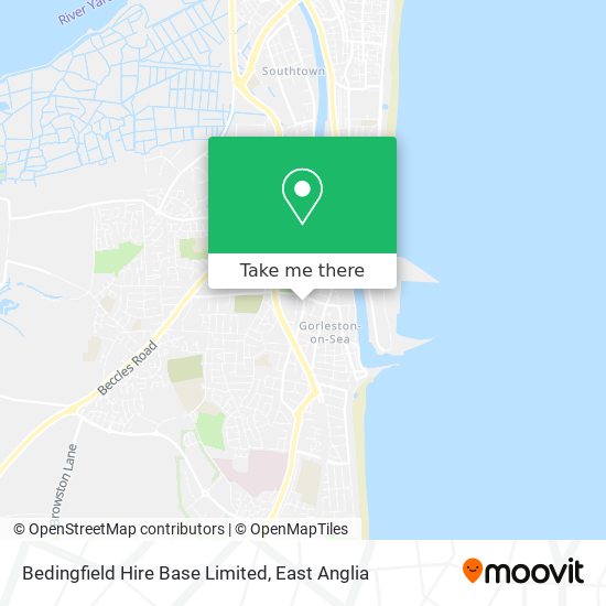 Bedingfield Hire Base Limited map