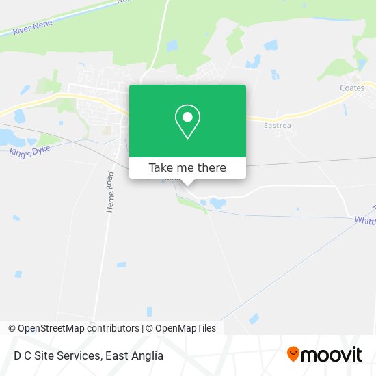 D C Site Services map