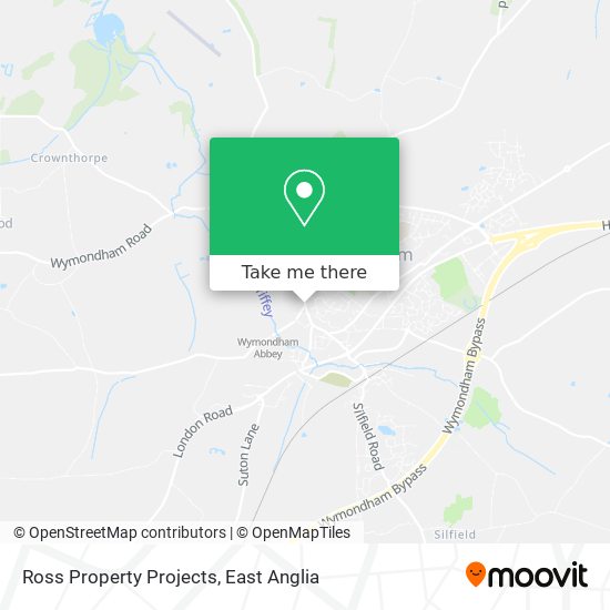 Ross Property Projects map