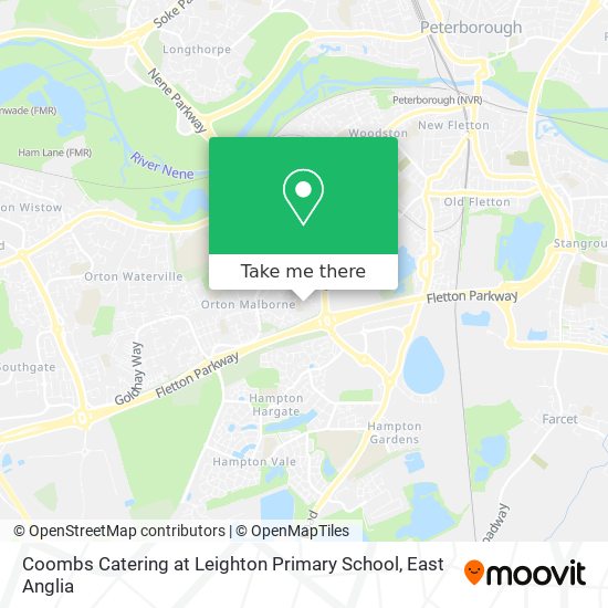Coombs Catering at Leighton Primary School map