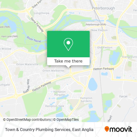 Town & Country Plumbing Services map