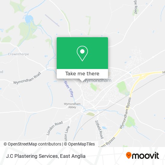 J.C Plastering Services map