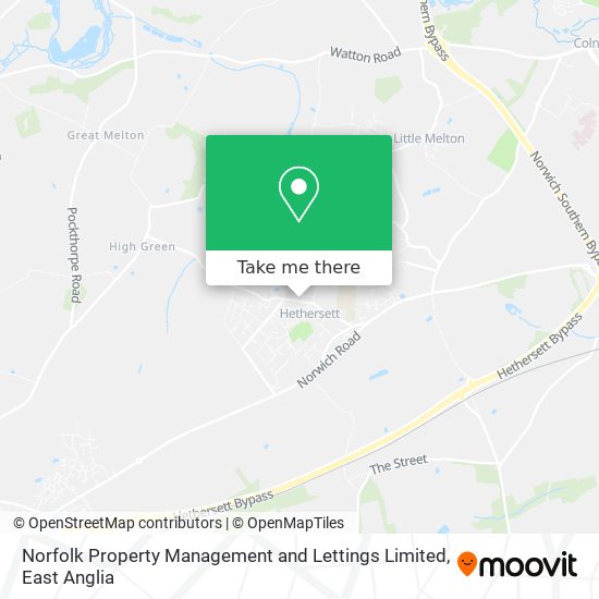 Norfolk Property Management and Lettings Limited map