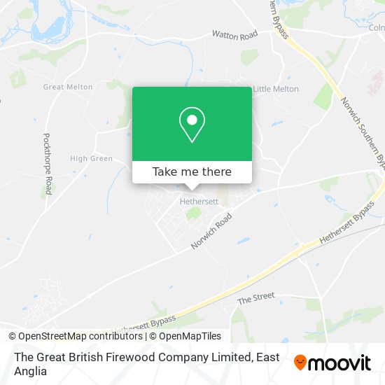 The Great British Firewood Company Limited map