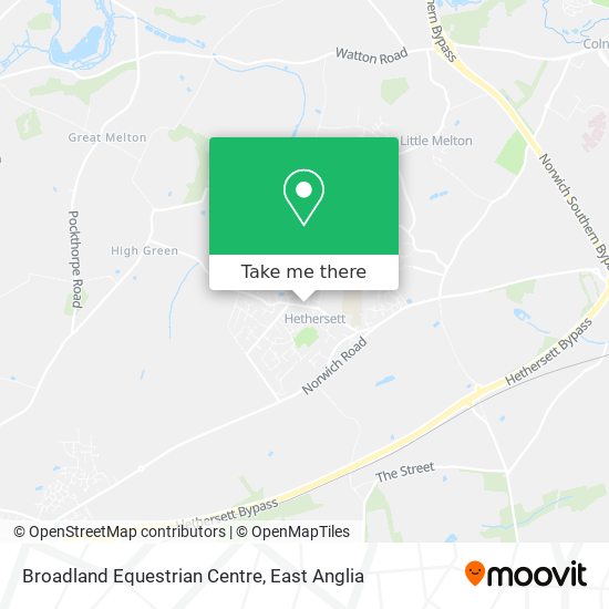 Broadland Equestrian Centre map