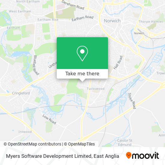 Myers Software Development Limited map