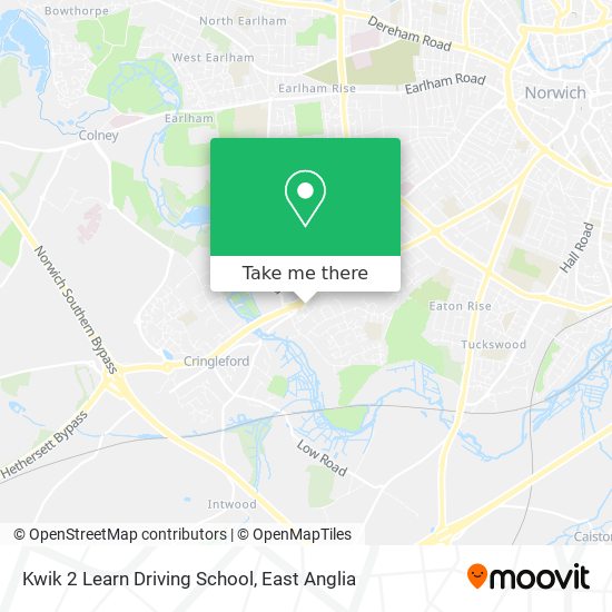 Kwik 2 Learn Driving School map