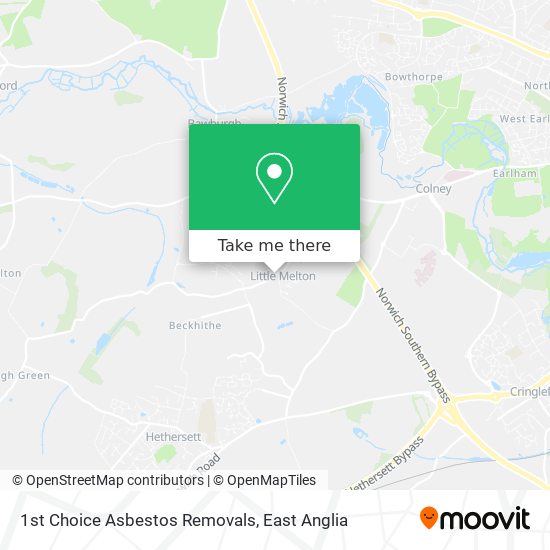 1st Choice Asbestos Removals map